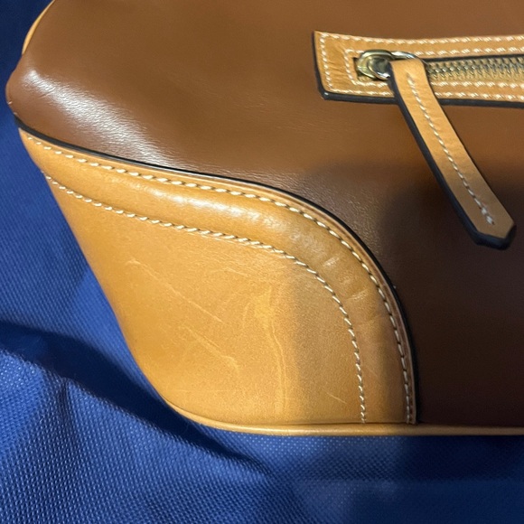 Dooney & Bourke Two-Tone Leather Shoulder Bag - Picture 7 of 7